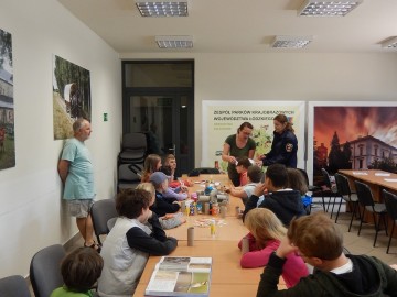 Piknik rodzinny w Lesie Łagiewnickim z okazji Dnia Matki i Dnia Dziecka, zorganizowany we współpracy z Fundacją Dzieciom Idziemy Razem oraz Strażą Miejską w Łodzi 26 maja 2019 r., <p>fot. A. Zaborowska</p>